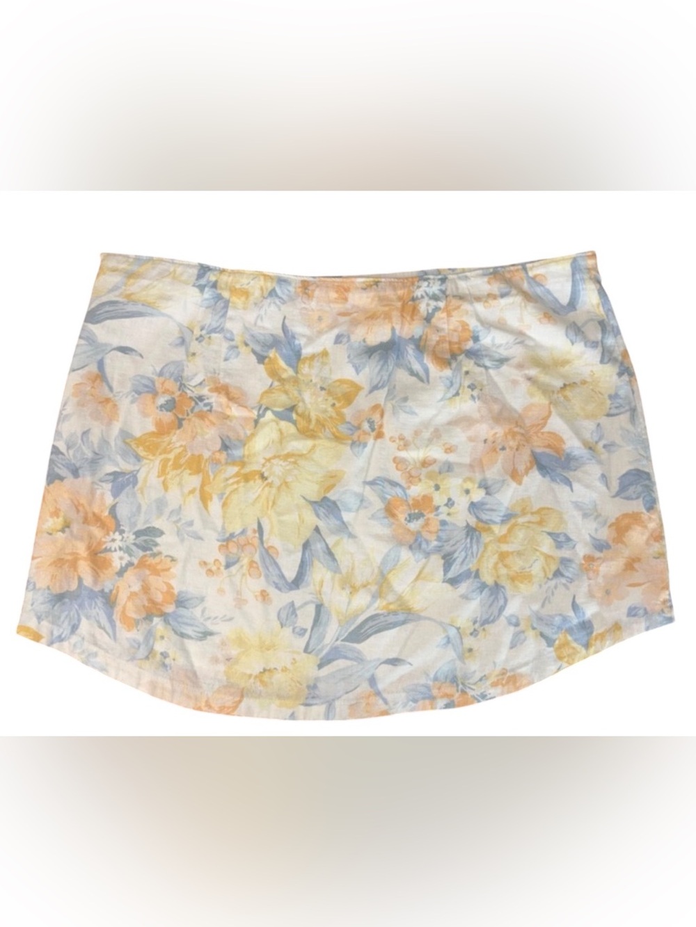 Abercrombie & Fitch Floral Linen Blend Mini Skirt, XL - Picture 4 of 12
